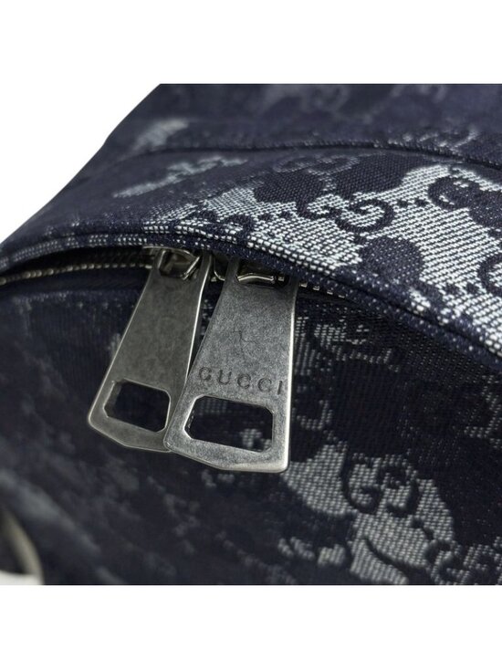 Gucci GG Denim Large Backpack Navy main image 5